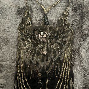 All Saints Beaded Long Top